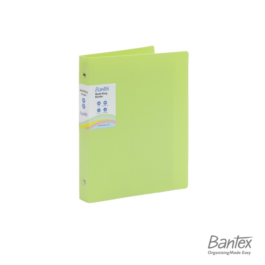BANTEX A5 Trendy Multi Ring / School Binder / Binder Note 20 Holes